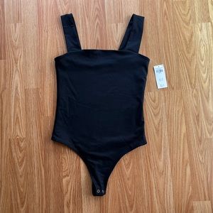 Abercrombie & Fitch Black Square neck Tank Bodysuit brand new with tags | size S